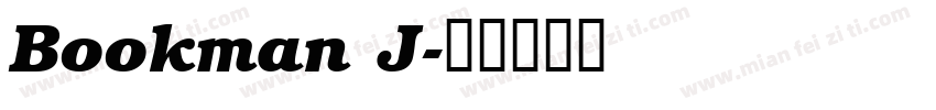Bookman J字体转换